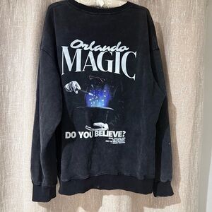 Orlando Magic x Harry Houdini Sweatshirt Oversized Acid Wash Size L
